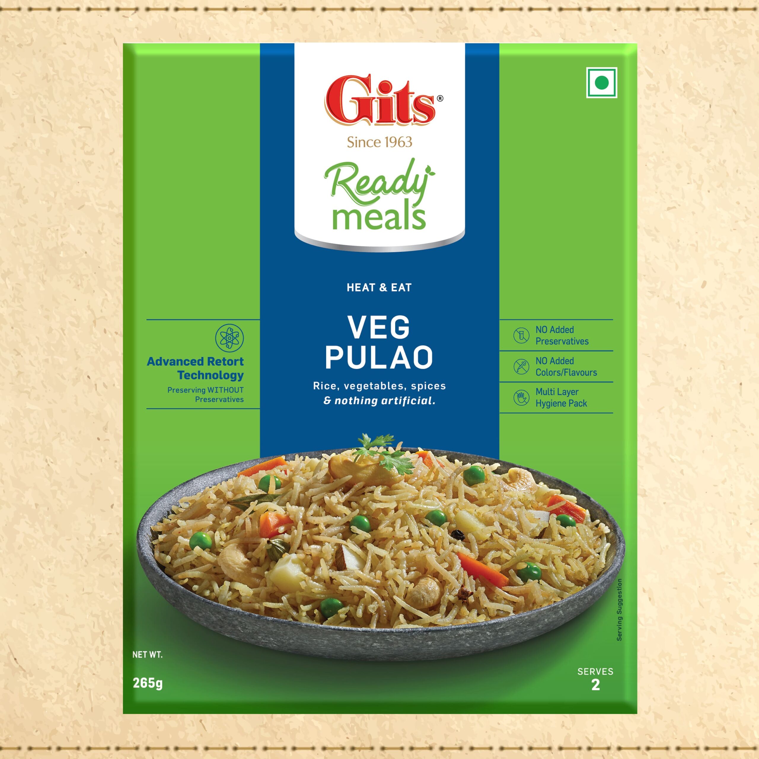 GITS VEGAN VEG PULAV