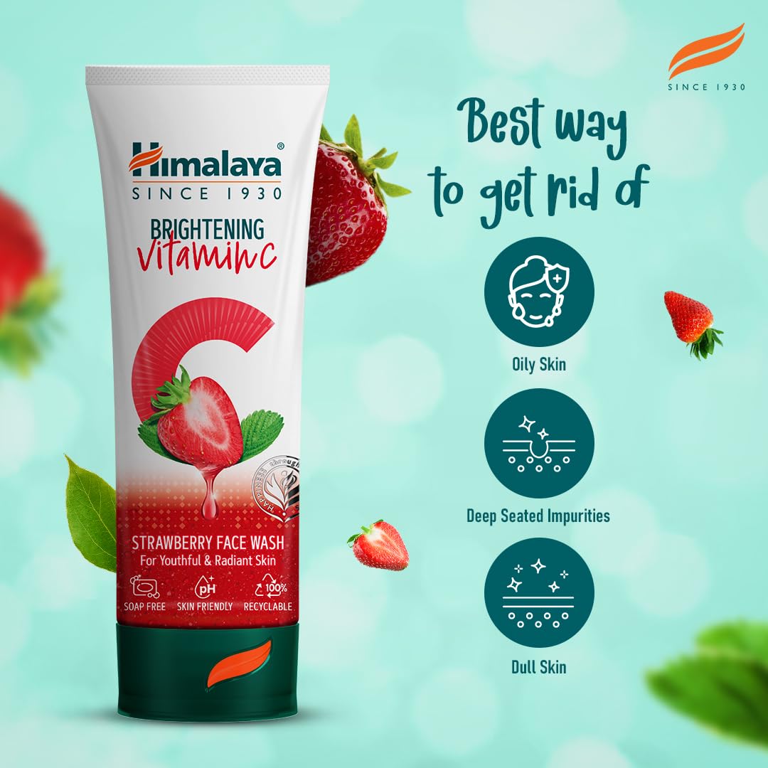 HIMALAYA STRAWBERRY FACE WASH