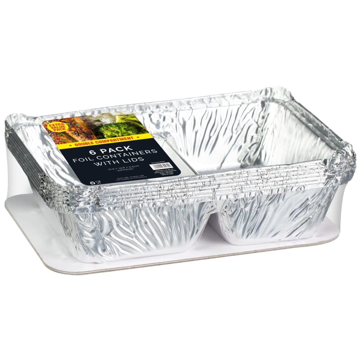 6 FOIL WITH LIDS