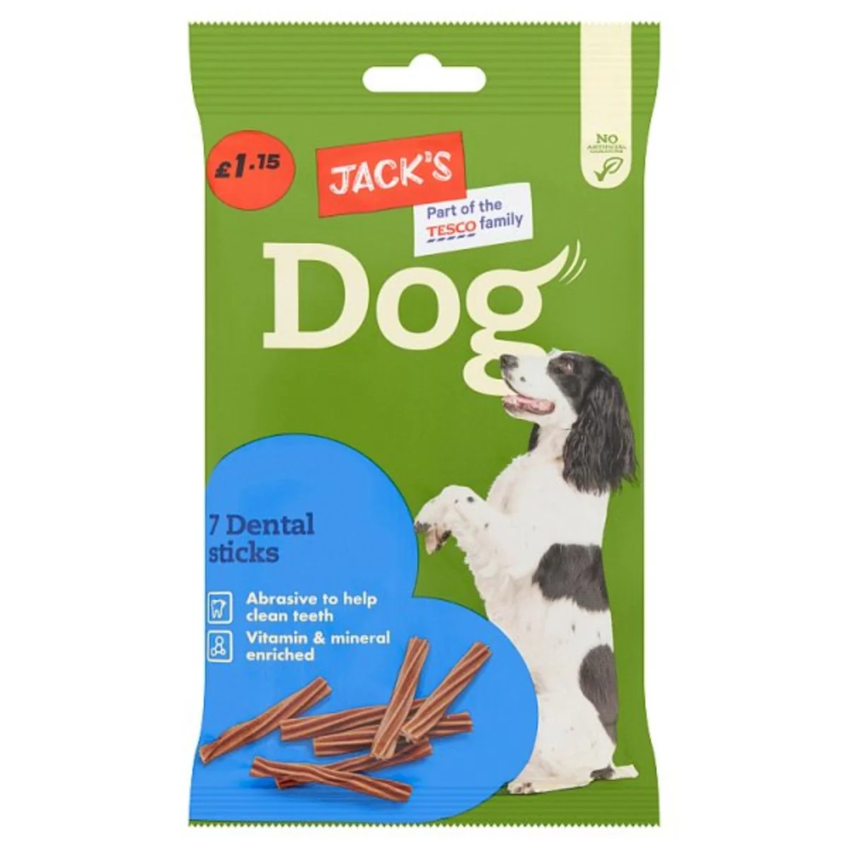 JACKS DOG 7 DENTAL STS PM119