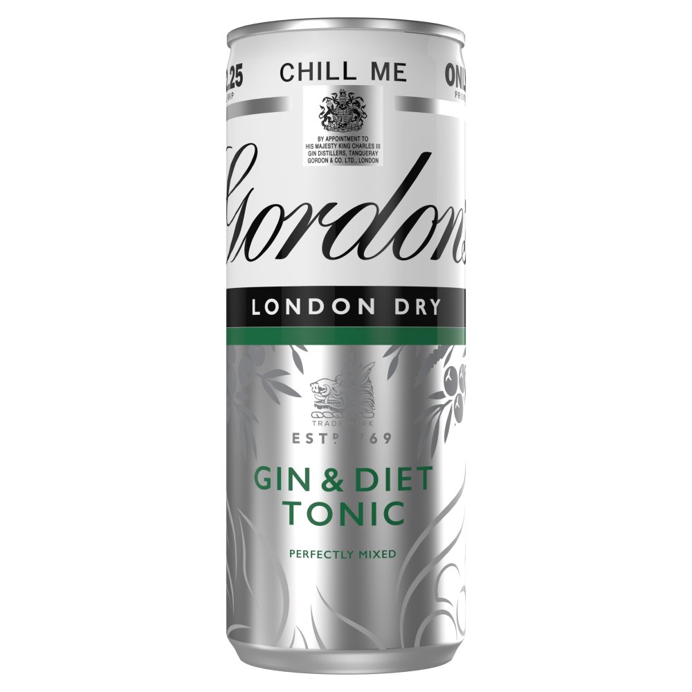 GORDONS AND DIET TONIC PM225