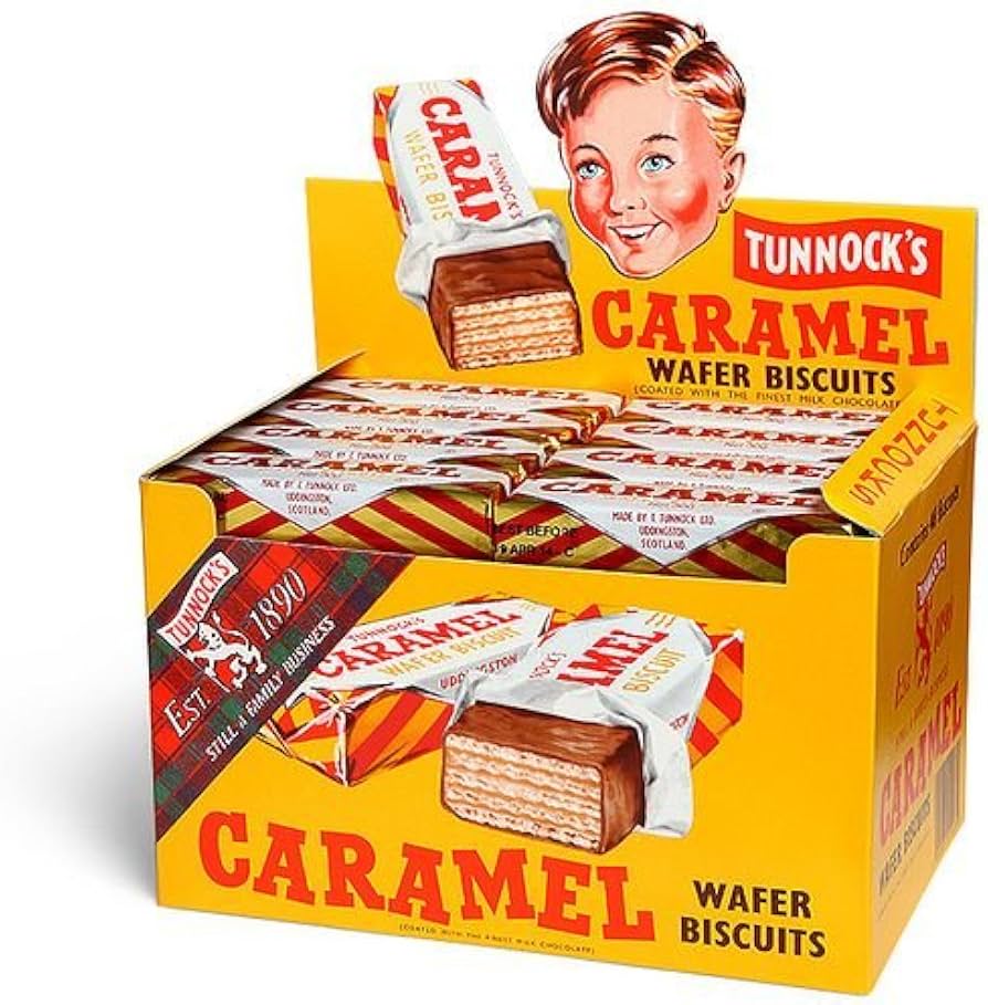 TUNNOCKS CHOC CARAMEL WAFER