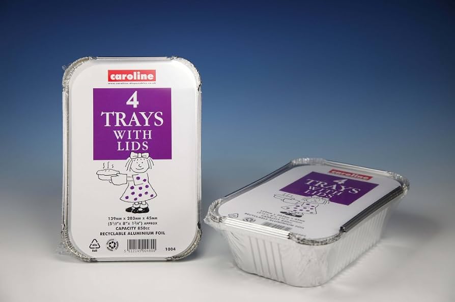CAROLINE 4 TRAYS WITH LIDS