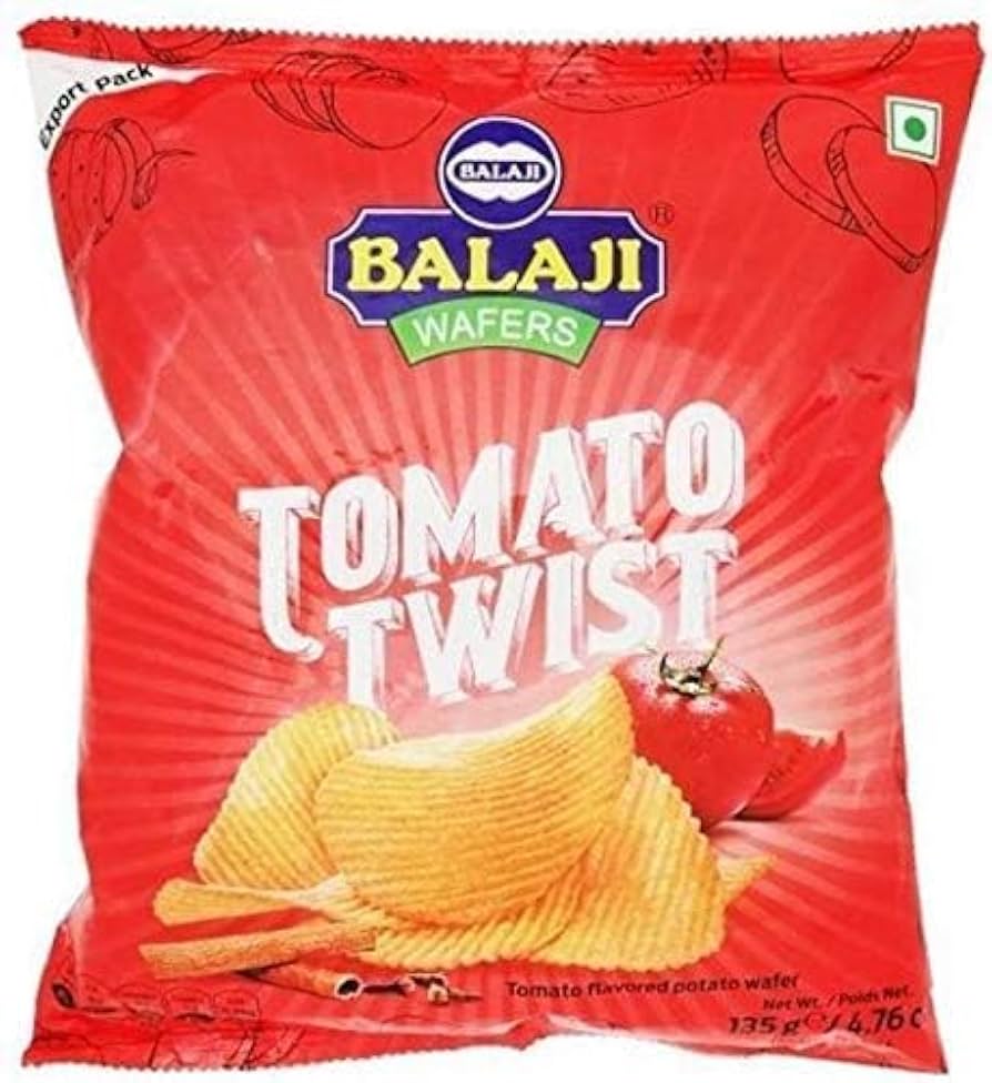 BALAJI WAFERS TOMATO TWIST