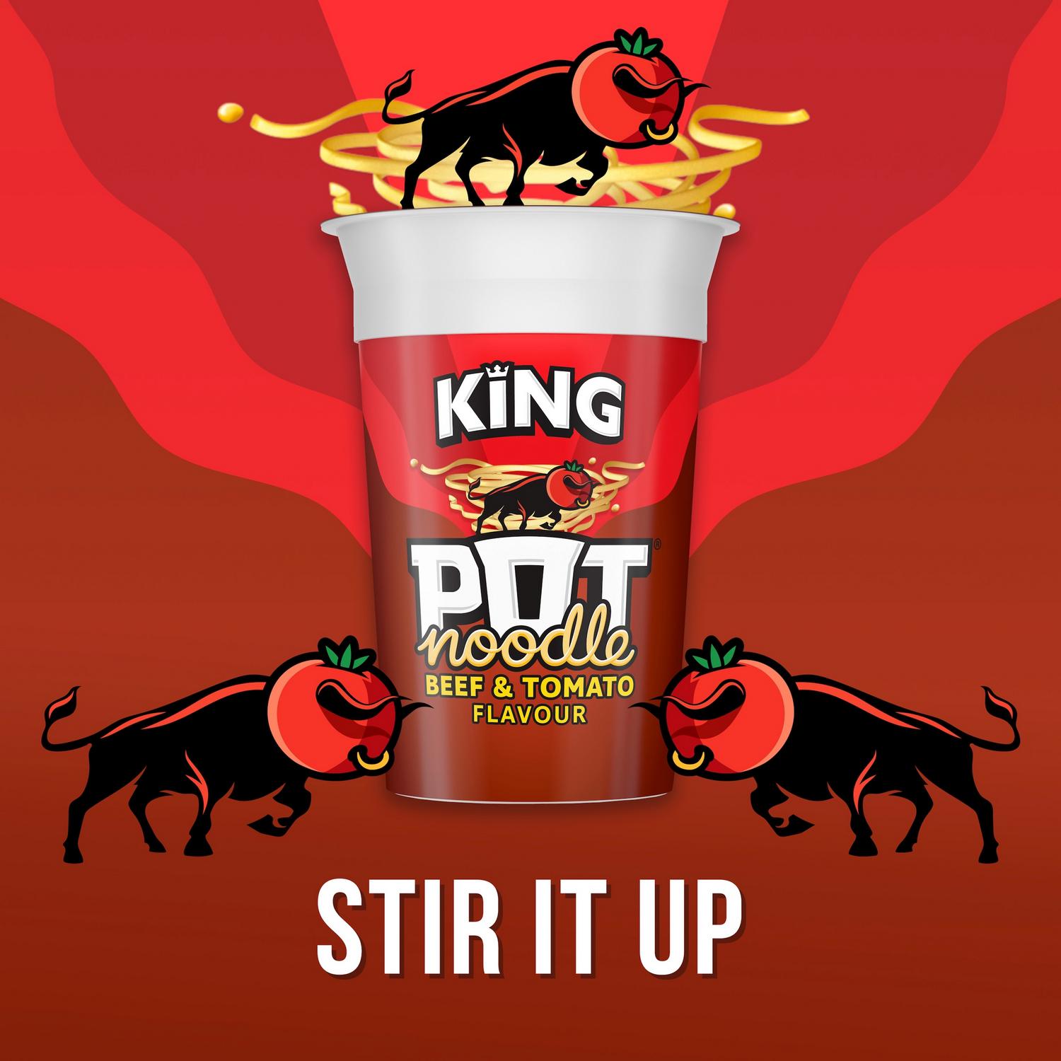 KING POT NOODLE BEEF&TOMATO