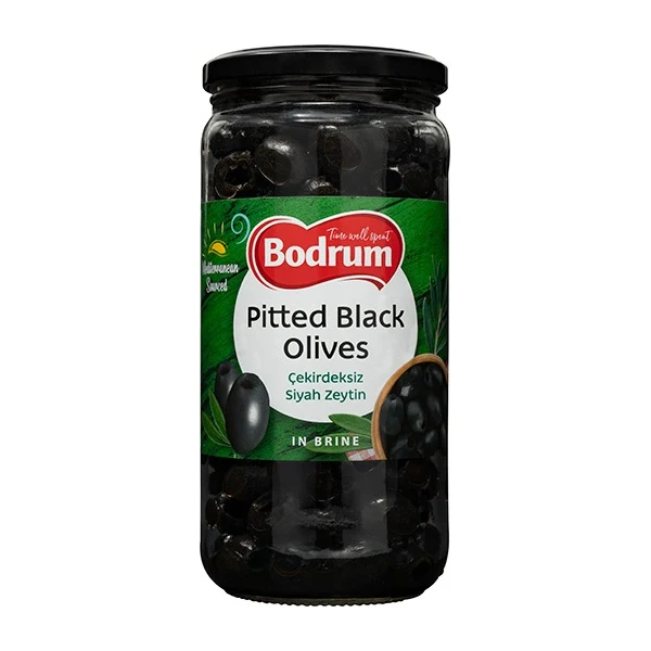 BODRUM BLACK PITTED OLIVES
