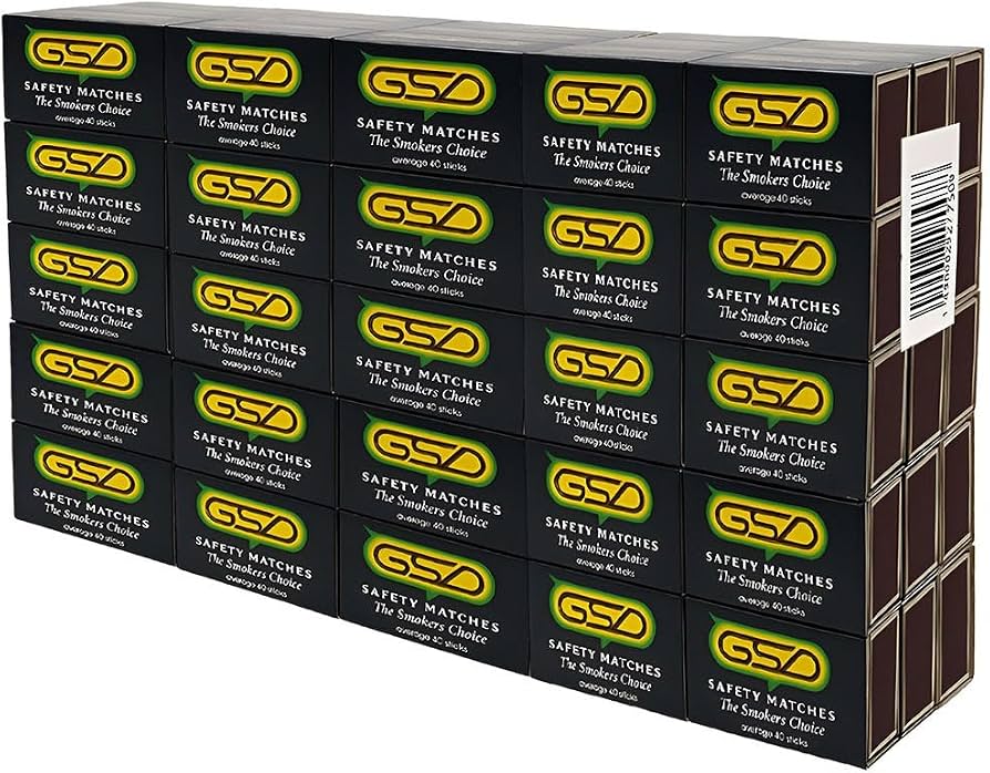GSD SAFTEY MATCHES 10PACK