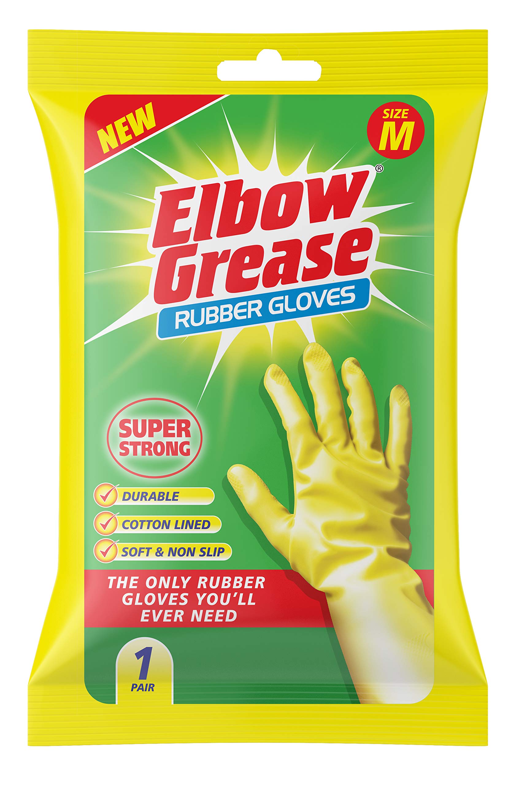 DUZZIT RUBBER GLOVES MEDIUM