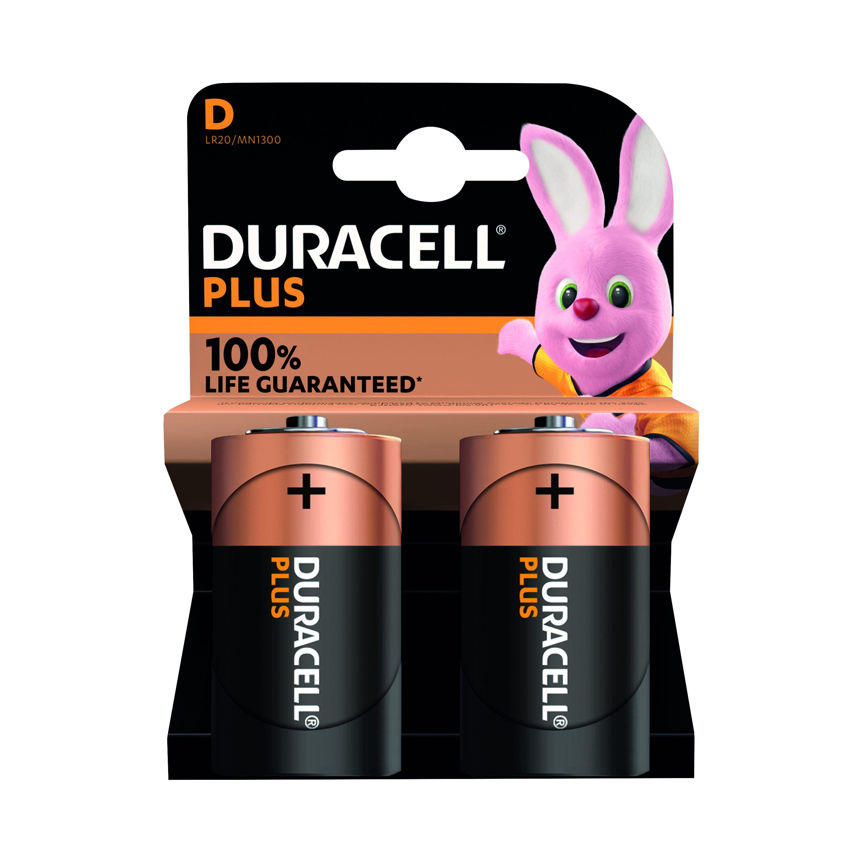 Duracell Plus 100% D