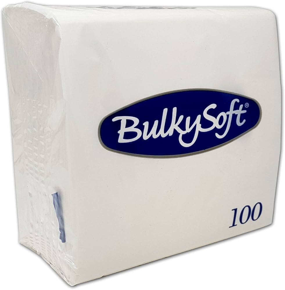 BULKYSOFT NAPKINS 33X33 CM 100