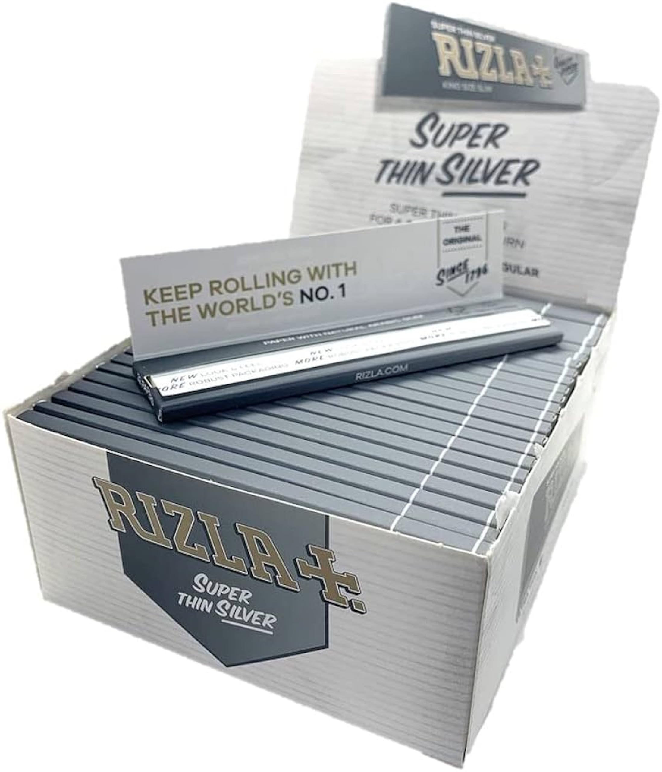 RIZLA PAPERS K/S SLIM SILVER