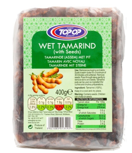 TOPOP WET TAMARIND WITH SEEDS