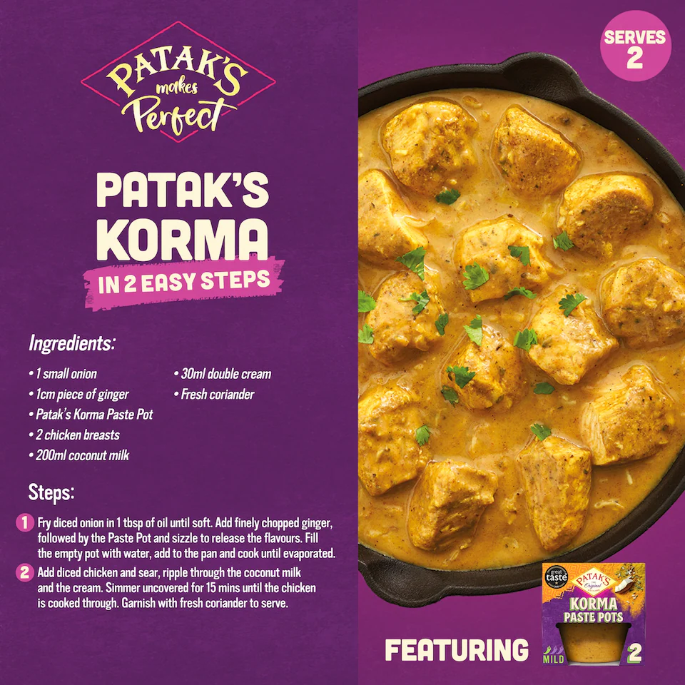 PATAKS KORMA CURRY PASTE