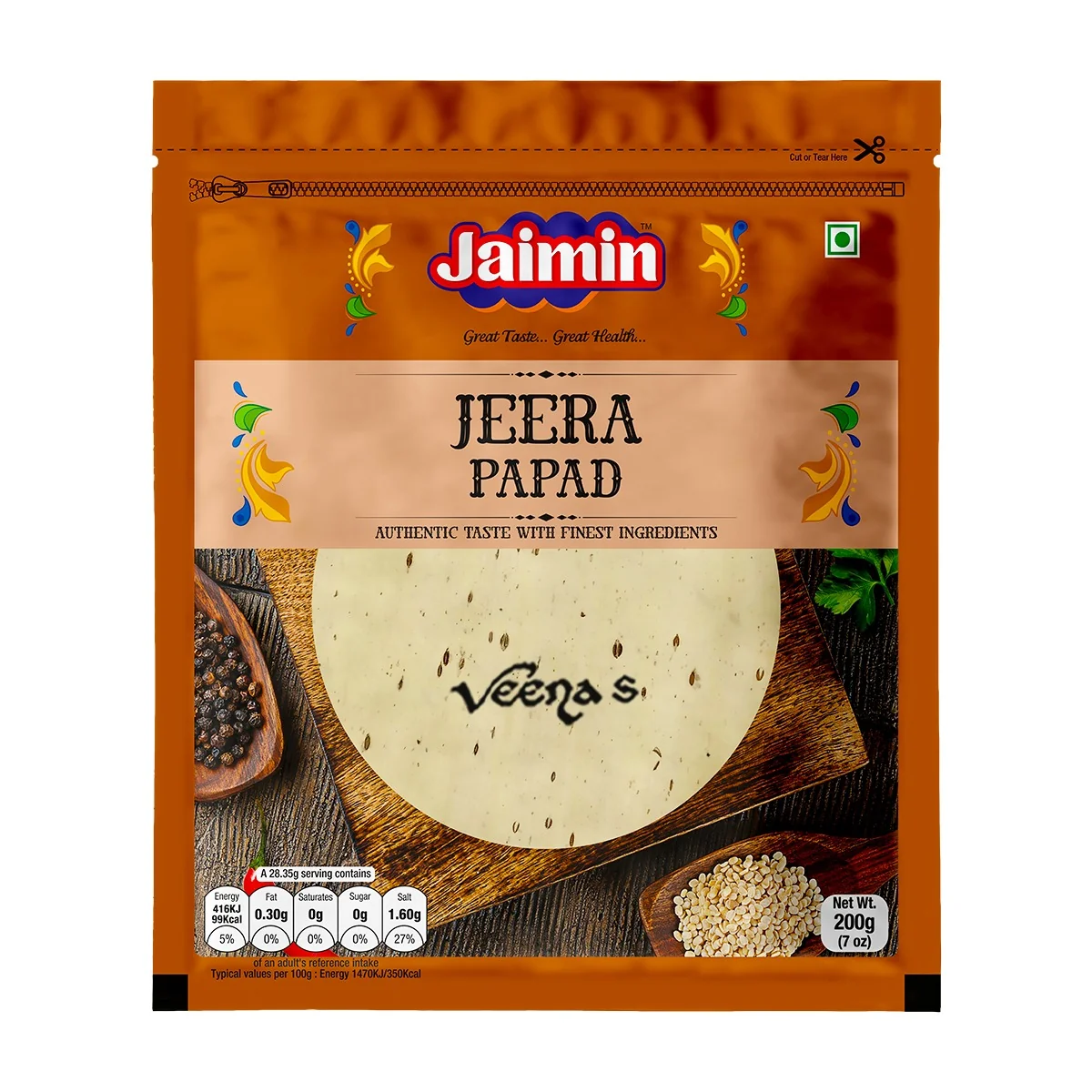 JAIMIN JEERA PAPAD