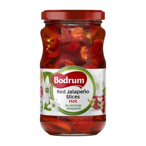 BODRUM HOT RED JALAPENO SLICES