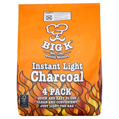 BIG K INSTANT LIGHTING CHARCOA