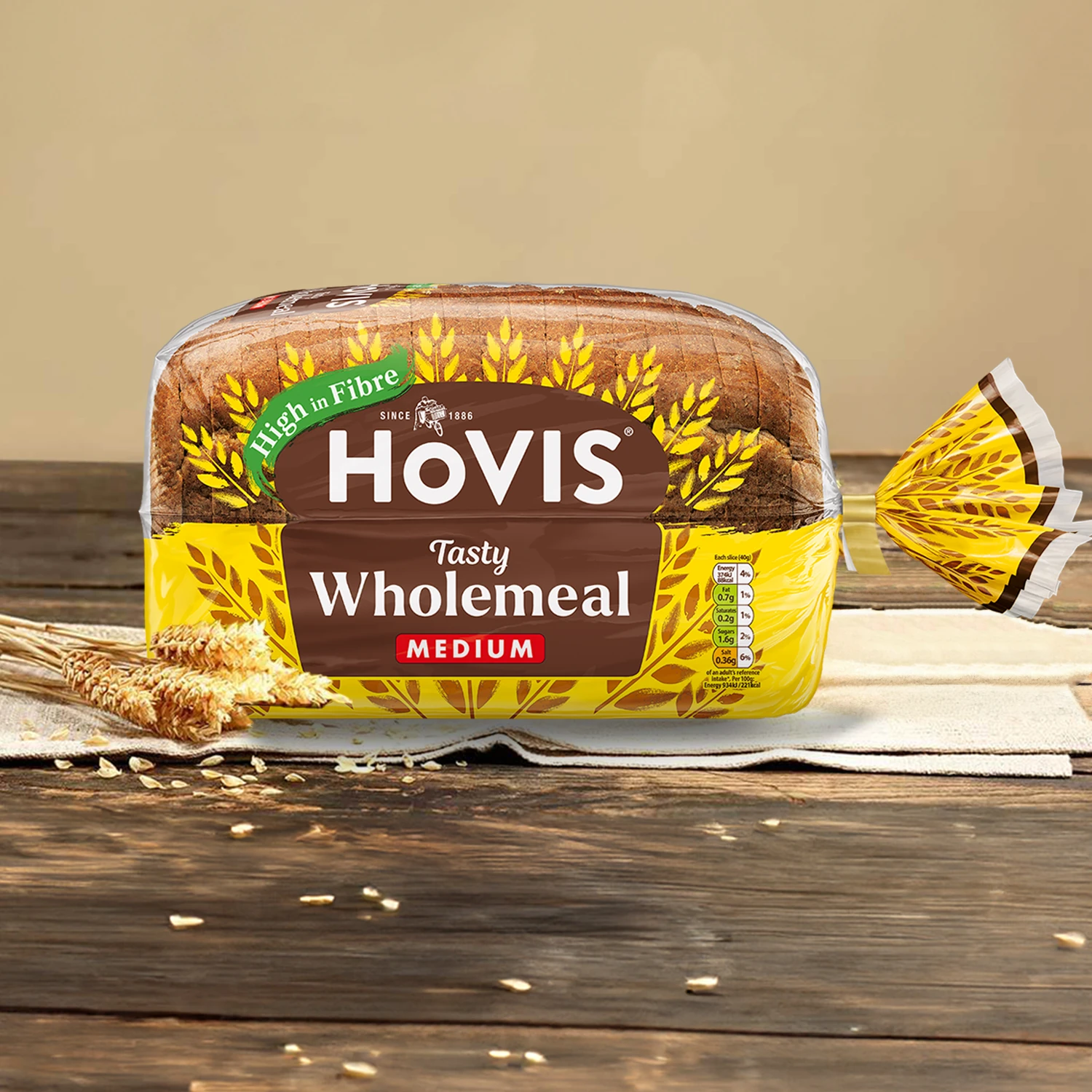 HOVIS WHOLEMEAL MEDIUM LOAF