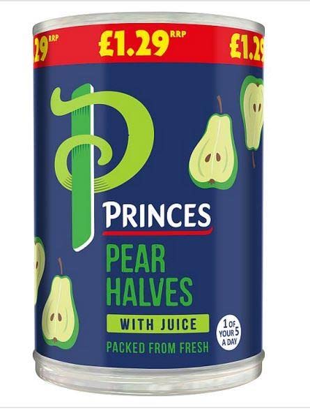 PRINCES PEAR HALVES IN JUICE