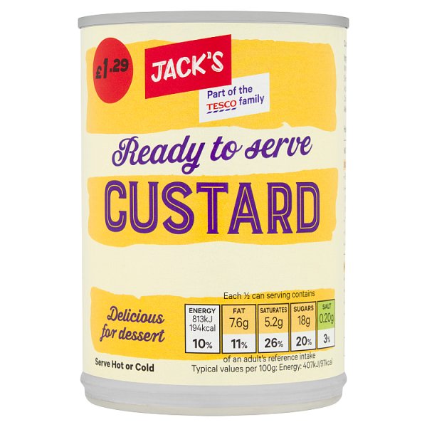 JACKS RTS CUSTARD PM125