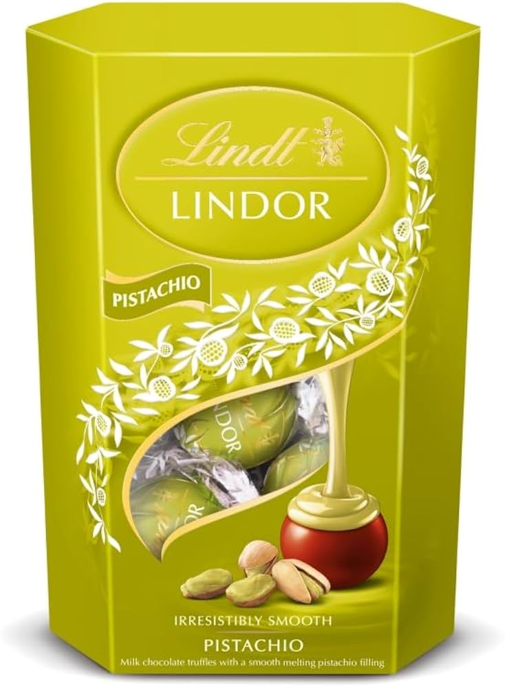 LINDT LINDOR PISTACHIO 200G