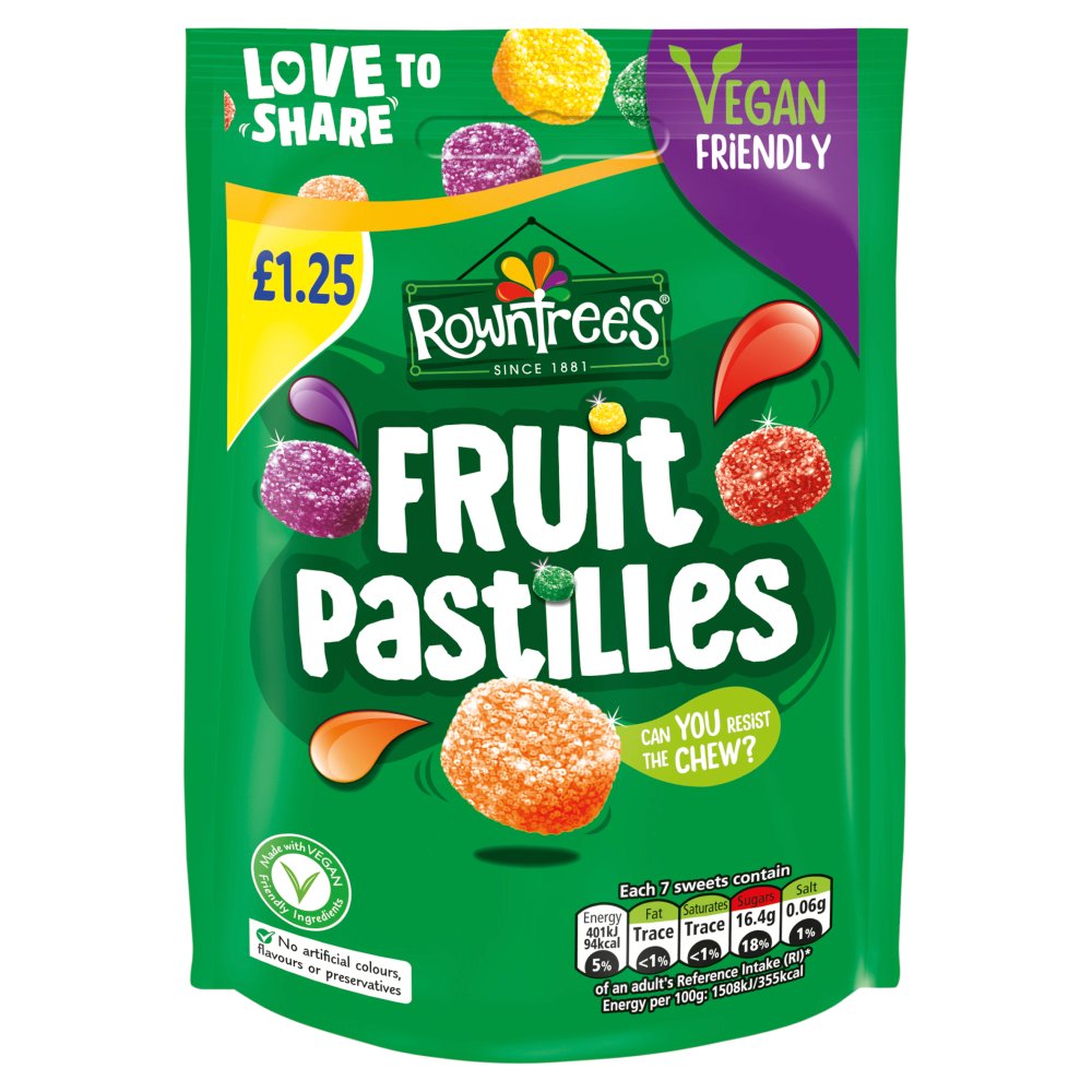 FRUIT PASTILLES BAG PM125