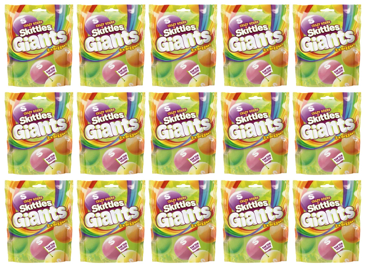 SKITTLES GIANTS SOUR PM100