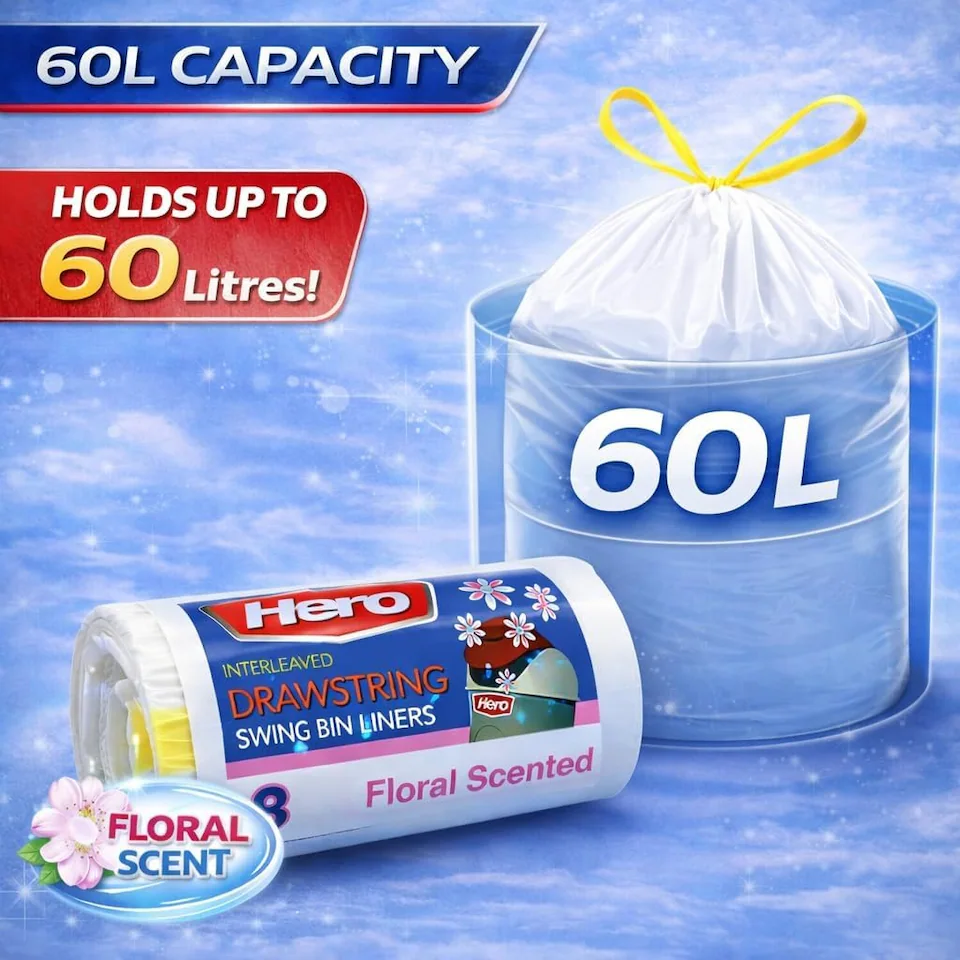 HERO SWING BIN LINERS SCENTE
